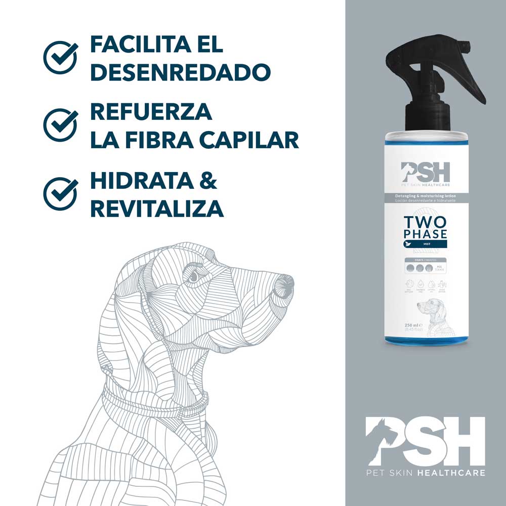 PSH Desenredante Bifásico Two Phase Hogar 250ml