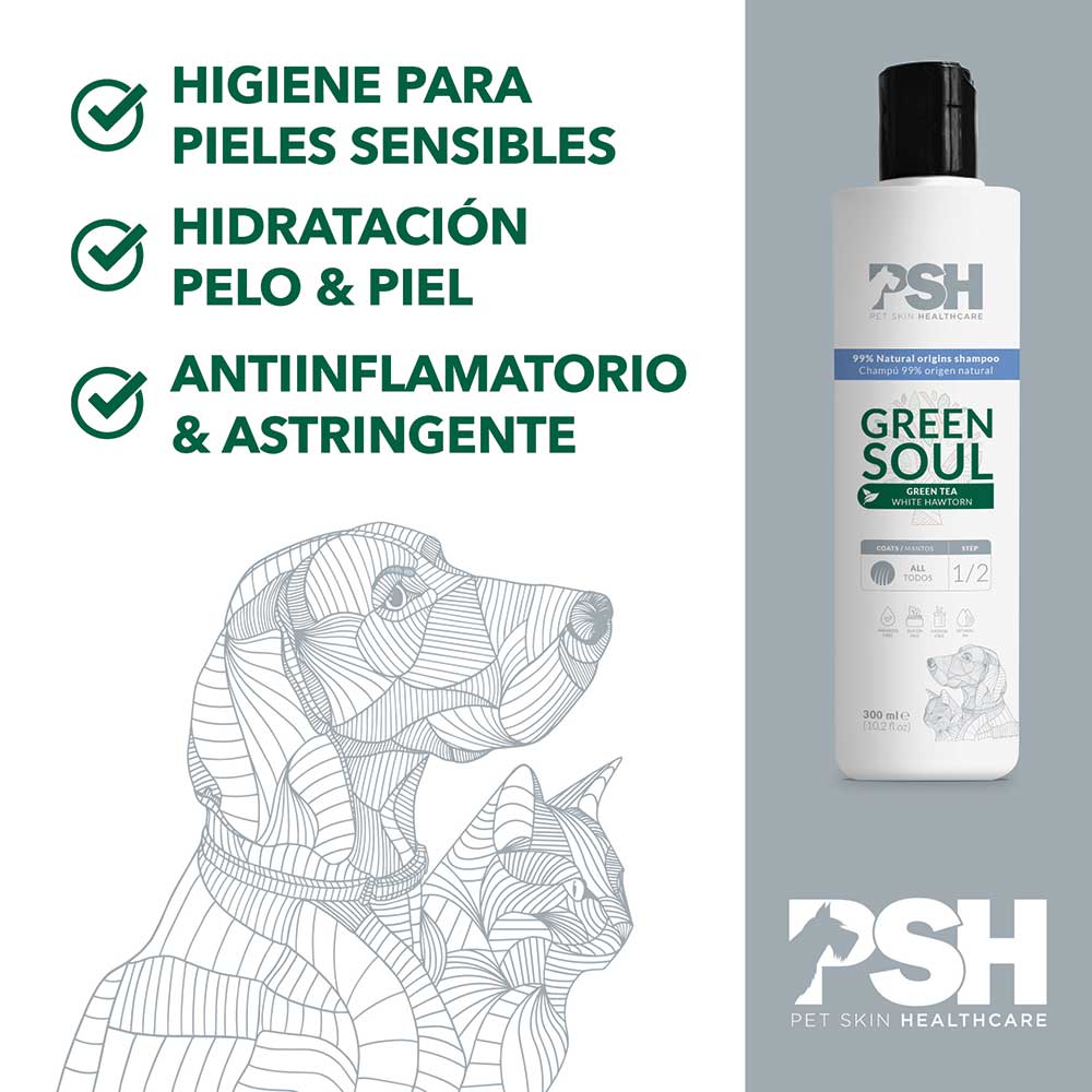 PSH Shampoo Green Soul Hogar (Piel Sensible)