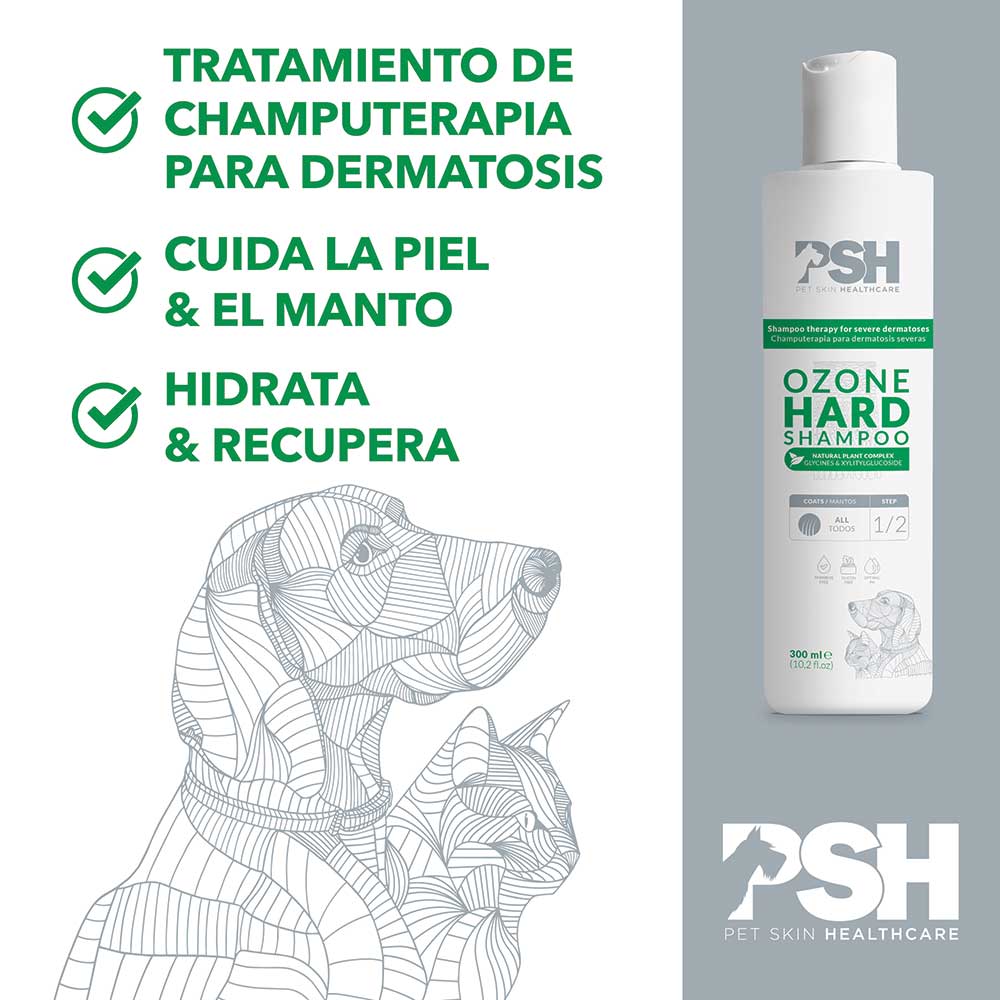 PSH Shampoo Ozone Hard Hogar 300ml (Dermatitis Severa)