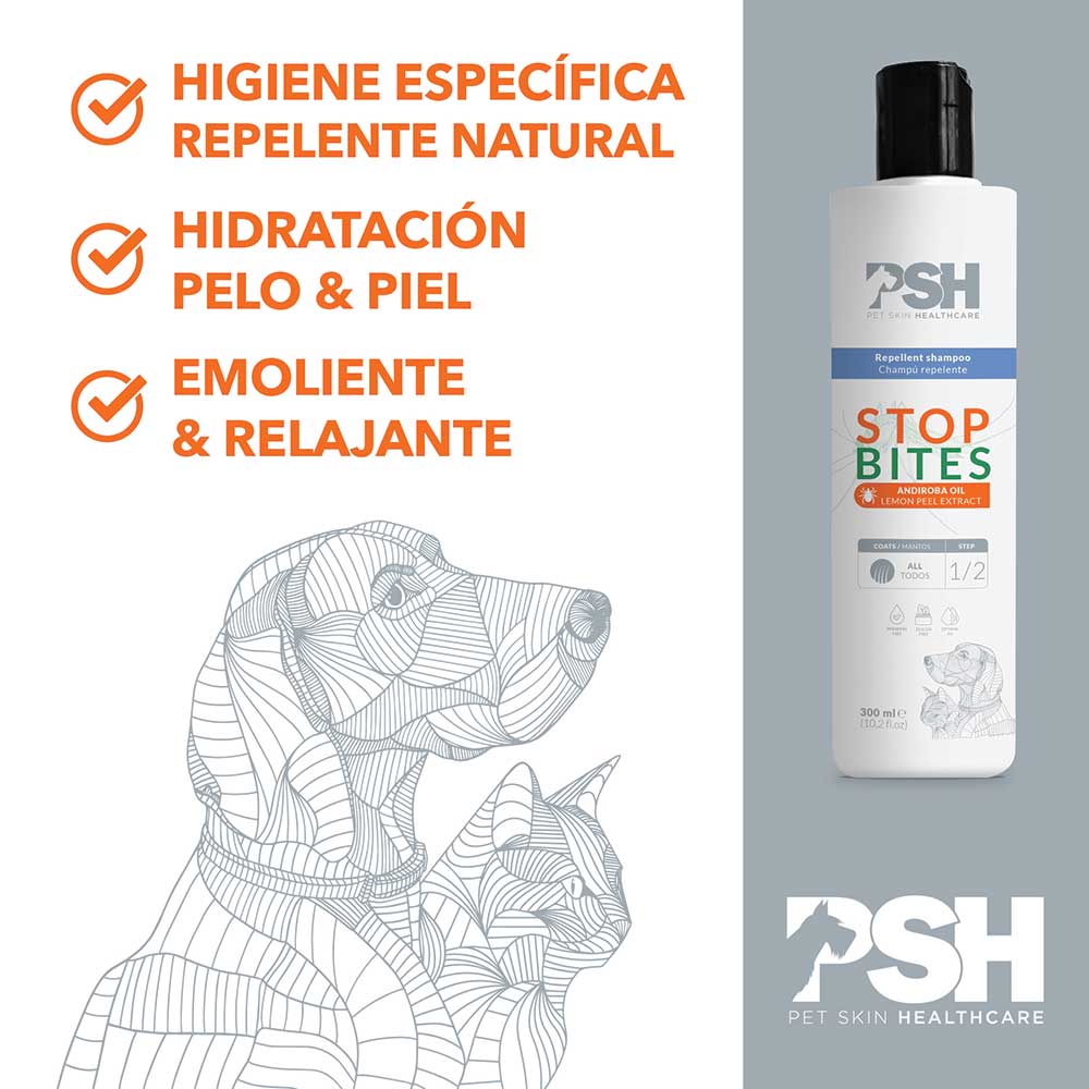 PSH Shampoo Stop Bites Hogar (Repelente)